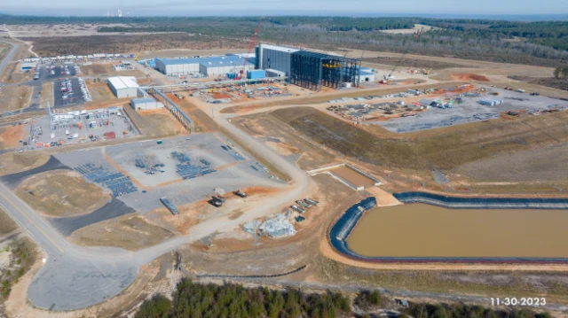 Aurubis_Standort Richmond_Baustelle_Luftaufnahme_November2023